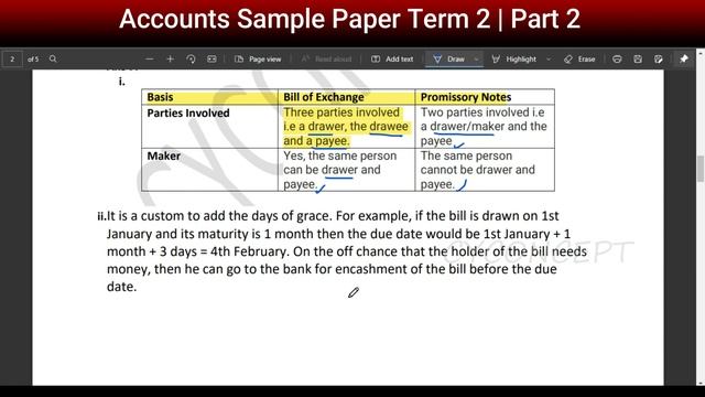 Class 11 Accountancy Sample Paper 2021-22 Term 2 | With Solutions смотреть онлайн