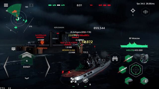 RF Moscow - Accuracy Getting BUFF - Modern Warships смотреть онлайн