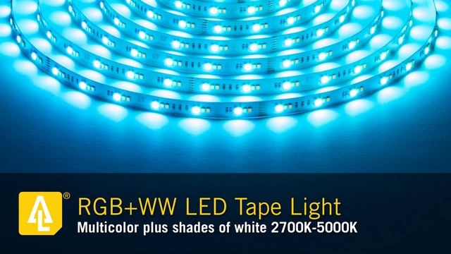 RibbonFlex Pro 24V Multi-Color + Tunable White (RGB+WW) LED Strip Light Tape 36+36+36 LED/m смотреть онлайн