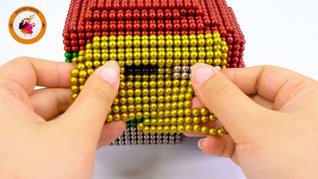 Magnet Challenge - How To Make Backhoe Loaders From Magnetic Balls ASMR смотреть онлайн