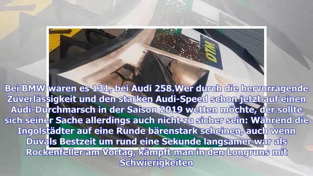 DTM-Test offenbart BMW-Defekte - Schwäche bei Audi? смотреть онлайн