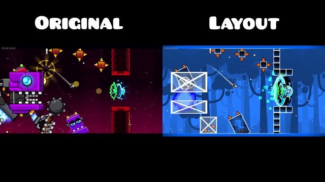 Explorers: Original VS Layout - Geometry Dash 2.2 смотреть онлайн