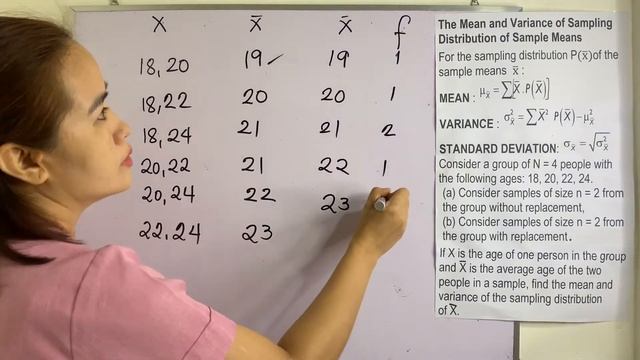 Mean and Variance of the Sampling Distribution of the Sample Mean (Finite Population) | MAmiTEO смотреть онлайн