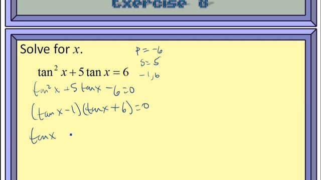 5.3: Solving Trig Equations, II - Exercise 8 смотреть онлайн