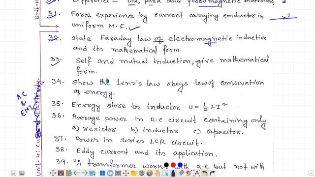 Most important 2/3 mark questions for CHSE PHYSICS examination смотреть онлайн
