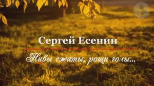 Стихи русских поэтов о природе Сергей Есенин Нивы сжаты, рощи голы программа ученикам 2-3 класс