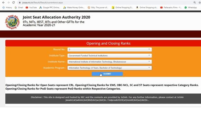 JOSAA 2020 Round 3 NIT, IIT Cutoff Opening and Closing Ranks | Round 3 IIIT, GFTI Cutoff OR CR Rank смотреть онлайн