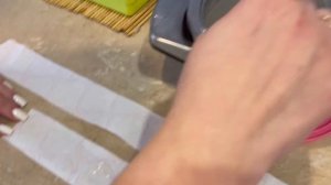 Ленты для семян из крахмала и туалетной бумаги. Рецепт.