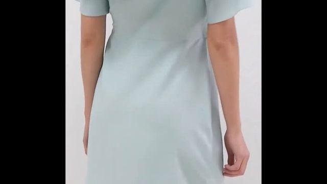 Mini Wrap Dress with Ruffle Sleeve смотреть онлайн