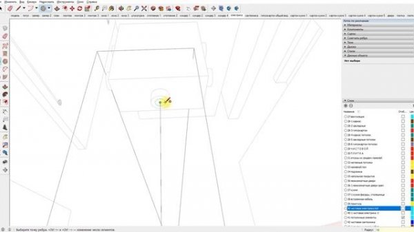 Как быстро нарисовать кабель в гофре в программе SketchUp