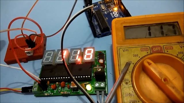 Simple Digital Voltmeter Circuit Using ICL7107