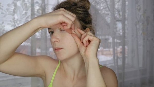 ♡ МАССАЖ ЗОНЫ ВОКРУГ ГЛАЗ | МАССАЖ НА КАЖДЫЙ ДЕНЬ | УБИРАЕМ МОРЩИНКИ ВОКРУГ ГЛАЗ ♡