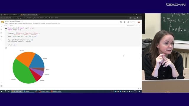Авраменко А.П. - Введение в обработку естественного языка - 10. Linguistic Analysis: Visualizing