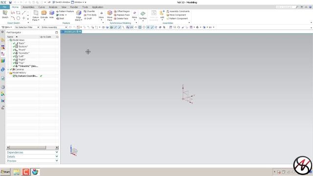 Siemens NX 12_Tutorial 1.1_ Introduction to Interface смотреть онлайн