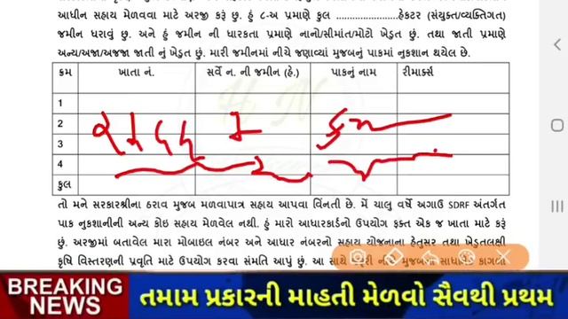 પાક નુકશાન માટે ની સહાય નું ફ્રોમ કેવી રીતે ભરવું કયાં પુરાવા જેસે સંપૂણ માહતી || 6800+4000 ની સહાય смотреть онлайн