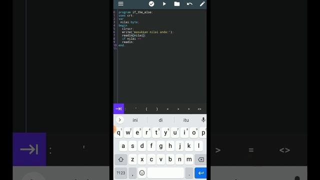 membuat program if then else di pascal смотреть онлайн