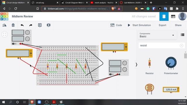 E 245 Lab midterm measurements using Tinkercad смотреть онлайн
