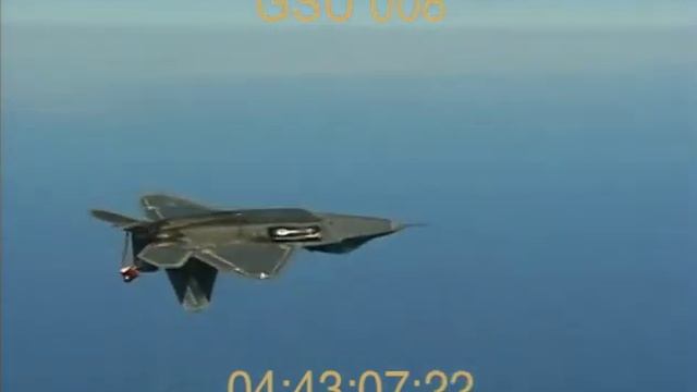F-22 Rotary Vulcan Cannon Tests | Stock Footage смотреть онлайн