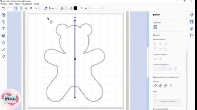 Como hacer un Stencil utilizando SCANNCUT BROTHER смотреть онлайн