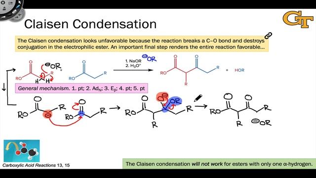 13.03 Mechanism of the Claisen Condensation смотреть онлайн