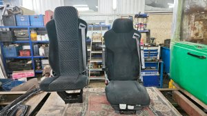 Реставрация сиденья MAN TGX, обзор топового сиденья ISRI.