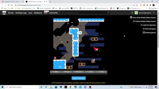 Celeste PICO-8 смотреть онлайн