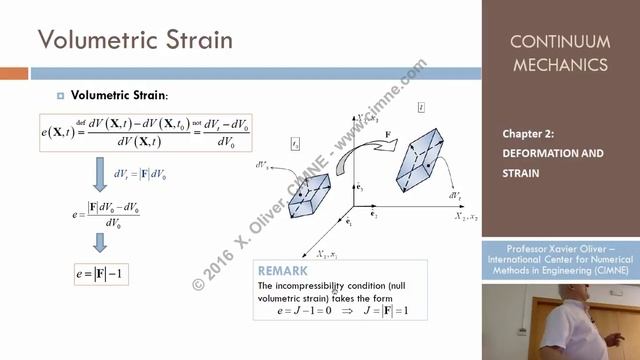 Continuum Mechanics - Ch 2 - Lecture 13 - Volumetric Strain смотреть онлайн