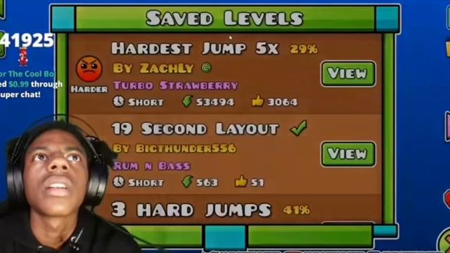 Ishowspeed BREAKS HIS PC playing geometry dash (SRyy for no sound)e смотреть онлайн