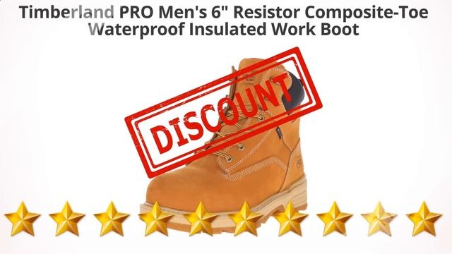 Timberland PRO Men's 6" Resistor Composite-Toe Waterproof | Review and Discount смотреть онлайн