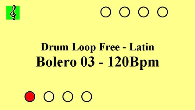 Free Drum Loop - Latin - Bolero 03 (Bridge) - 120 Bpm смотреть онлайн