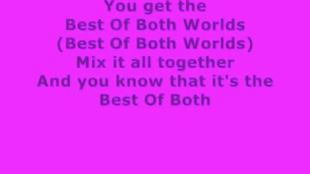 Hannah Montana- The Movie Soundtrack- Best Of Both Worlds FULL HQ With Lyrics смотреть онлайн