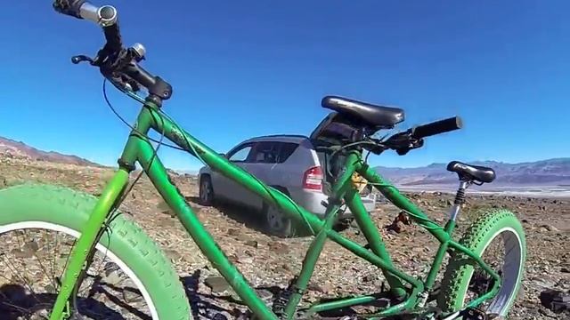 Fat Bike Tandem Mongoose Beast Selfless Death Valley Badwater Basin California смотреть онлайн