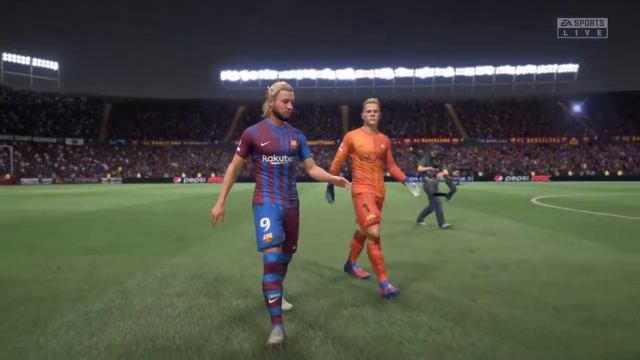 FIFA 22. Nikolay Gorbunov. BARCA. Игра 80 Сезон 2. Голов 2 (93). ХТ 8. Игра с Месси, Мбапэ, Неймаро смотреть онлайн