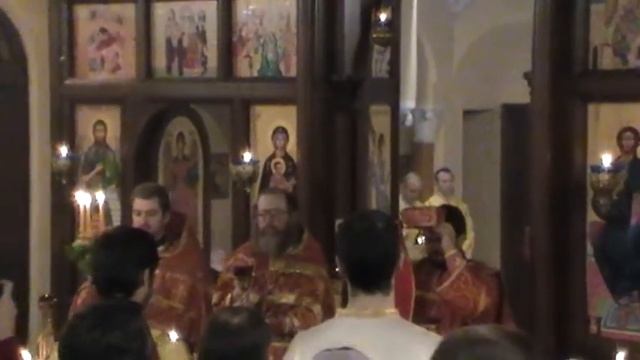 Chiesa ortodossa a Torino Pasqua 2011 6 Grande ingresso смотреть онлайн