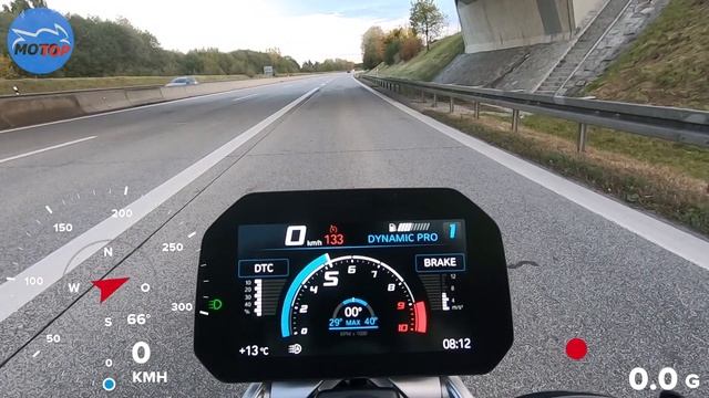 BMW R1250R (2022) - 100-200km/h ACCELERATION - GPS Measured