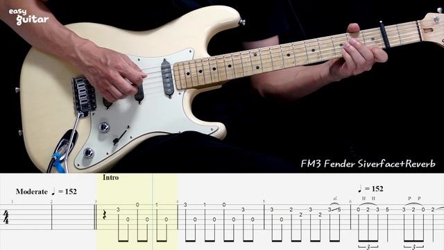 Гитарный урок с TAB Rolling Stones - Paint It Black (Медленный темп) смотреть онлайн