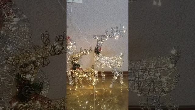 Новогодние олени!❄️🎄🎅☃️🎆 Отличный подарок и красивое украшение праздника. смотреть онлайн