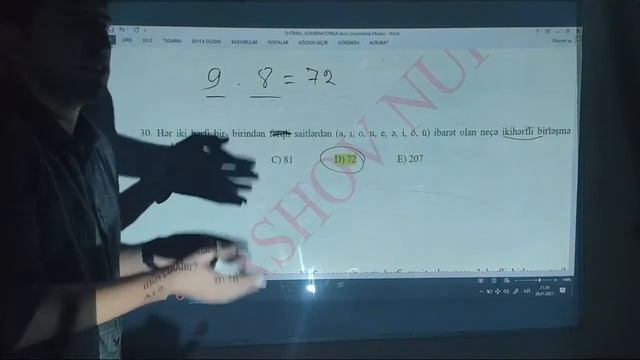 Dadashov Nurlan, CANLI YAYIM (Ehtimal, Kombinatorika) смотреть онлайн
