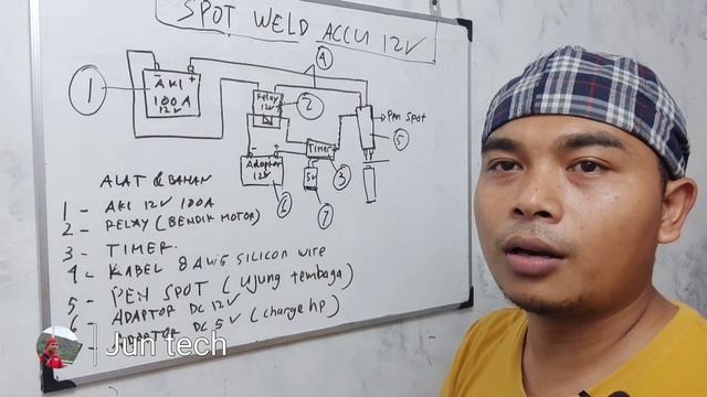 belajar merakit spot welder aki 12v смотреть онлайн
