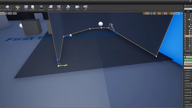 UE4 Rust effect mixing materials using actor positions, procedural mesh by spline смотреть онлайн