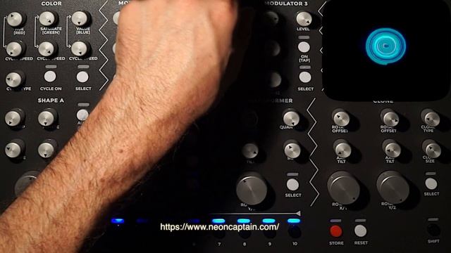 Radiator Laser Synthesizer RGB and HSV Color Modes смотреть онлайн