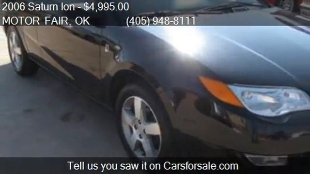 2006 Saturn Ion ION 3 QUAD MANUAL for sale in OKLAHOMA CITY, смотреть онлайн