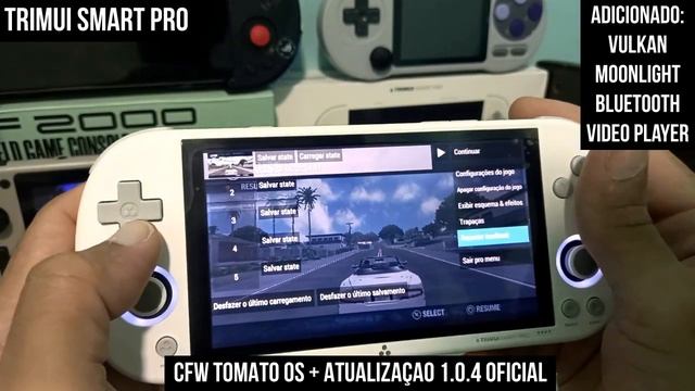 TRIMUI SMART PRO - Tomato OS 1.0.4 com Vulkan bluetooth Moonlight e Video Player! #trimui #retro смотреть онлайн