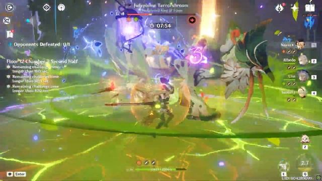CROWNED C0 NAVIA & LISA HYPER CARRY DUO DESTROYS ABYSS - V4.2 Spiral Abyss Floor 12 Genshin Impact смотреть онлайн