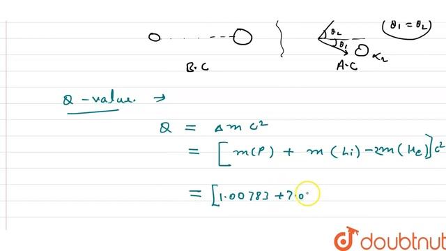 Proton with kinetic energy T=1.0MeV strinking a lithium target induces a nuclear reaction ._(1)^... смотреть онлайн