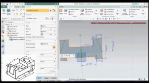 Siemens Nx CAD Basic Modeling tutorial for beginner part 3  NX 10
