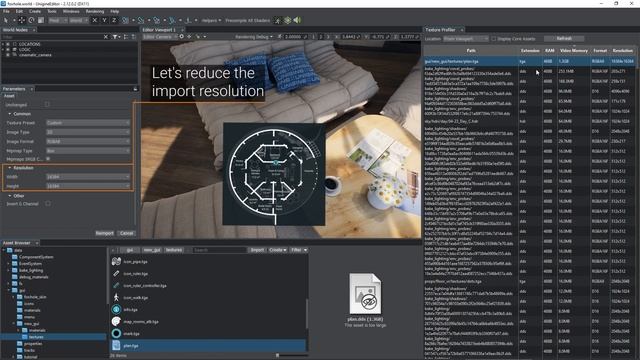 How To Use Texture Profiler to Optimize Performance - UNIGINE 2 Quick Tips смотреть онлайн