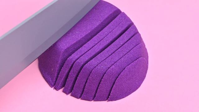 Relaxing Kinetic Sand Cutting (Satisfying ASMR) смотреть онлайн