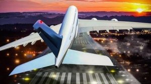 Играем в игру Симулятор самолёта 2018!