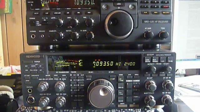 Receiver JRC NRD-535 vs tranceiver Kenwood TS-870 смотреть онлайн